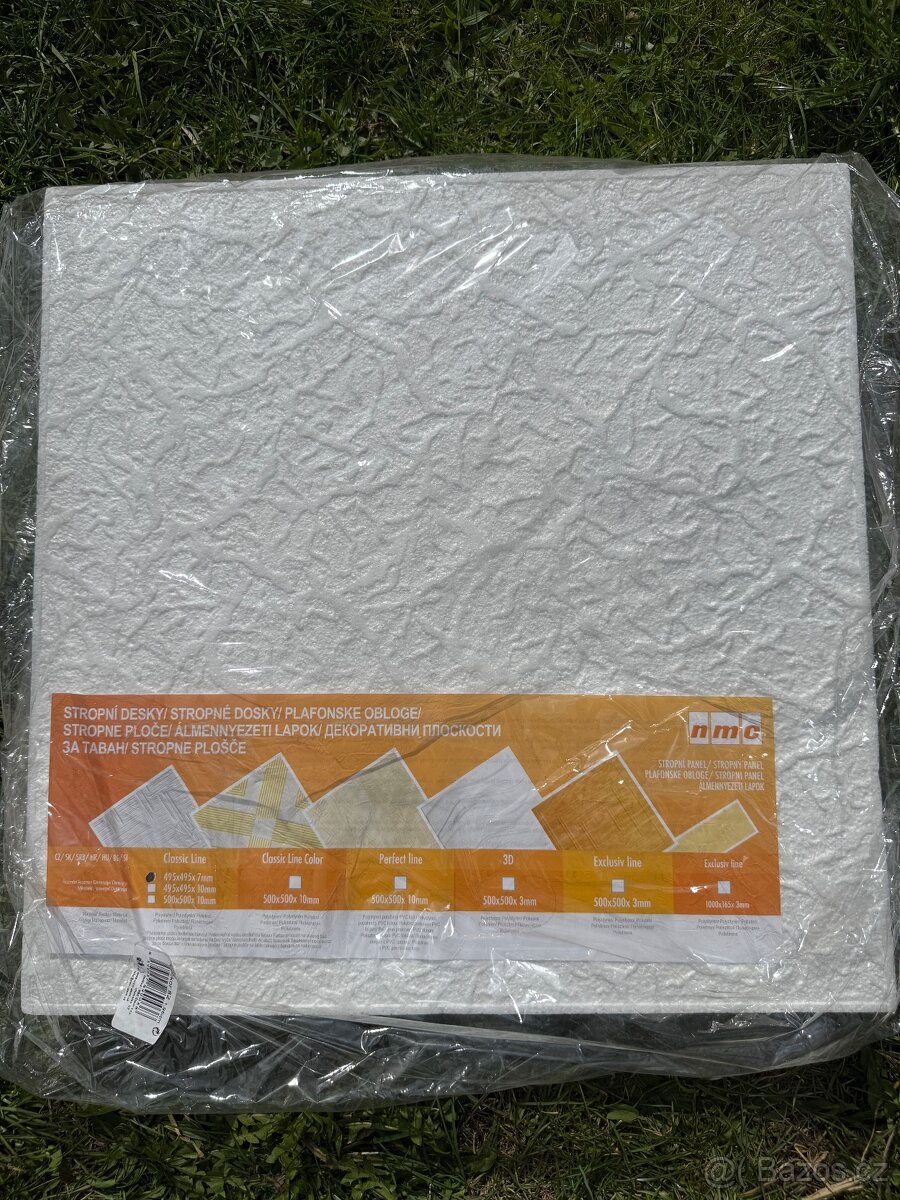 Polystyrenové stropní kazety