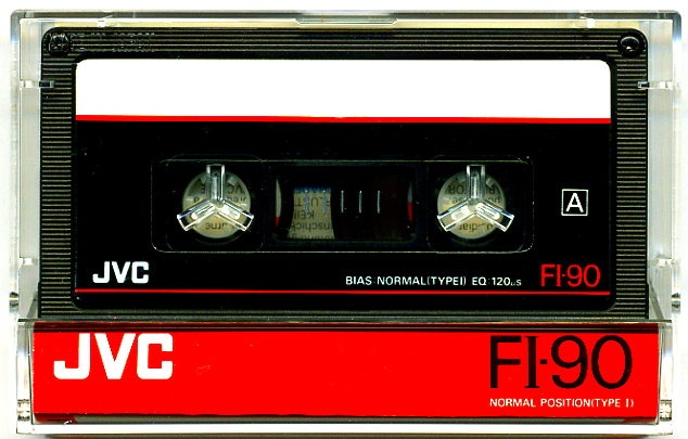 JVC FI-90 - nevybalené magnetofónové kazety