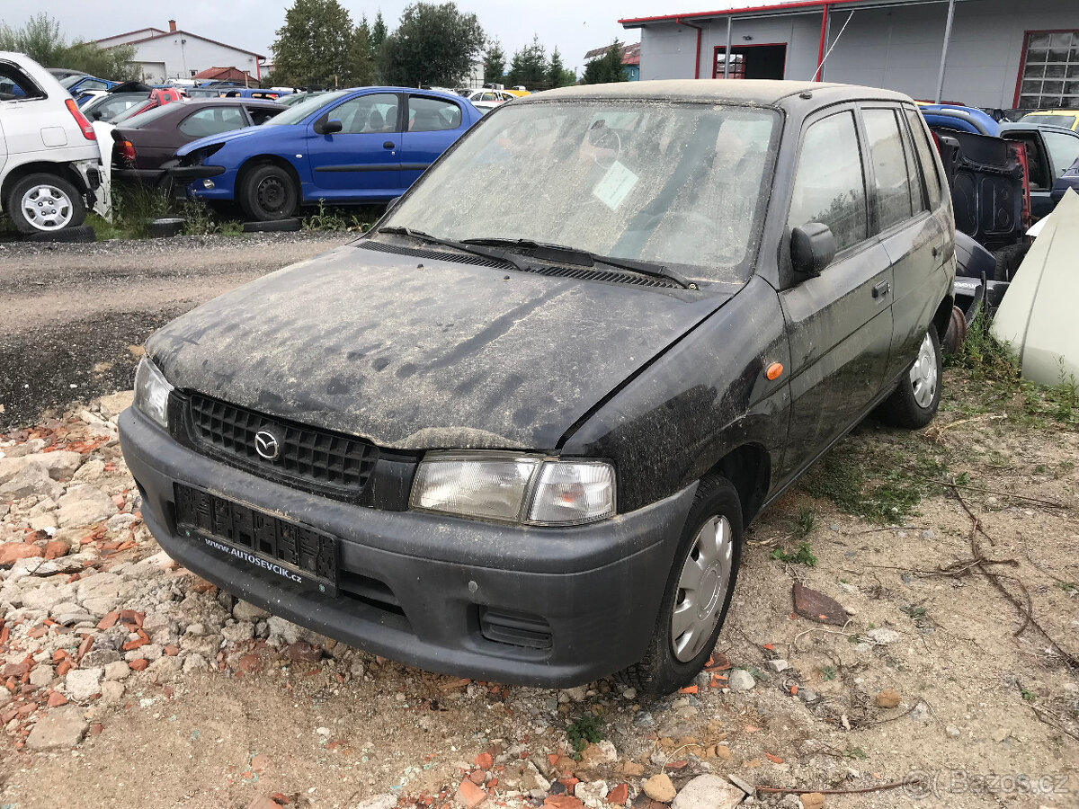 Mazda Demio 1,3i 1999 46kW - díly z vozu, jezdi