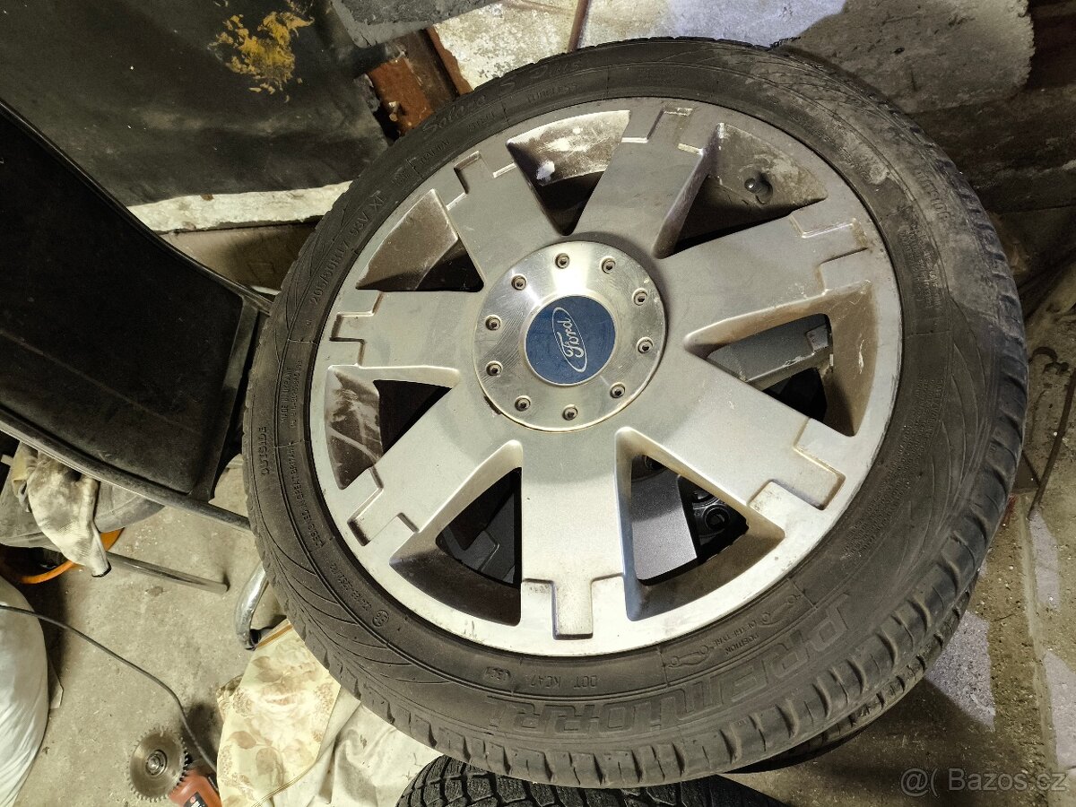 Original alu kola Ford 17, nove gumy