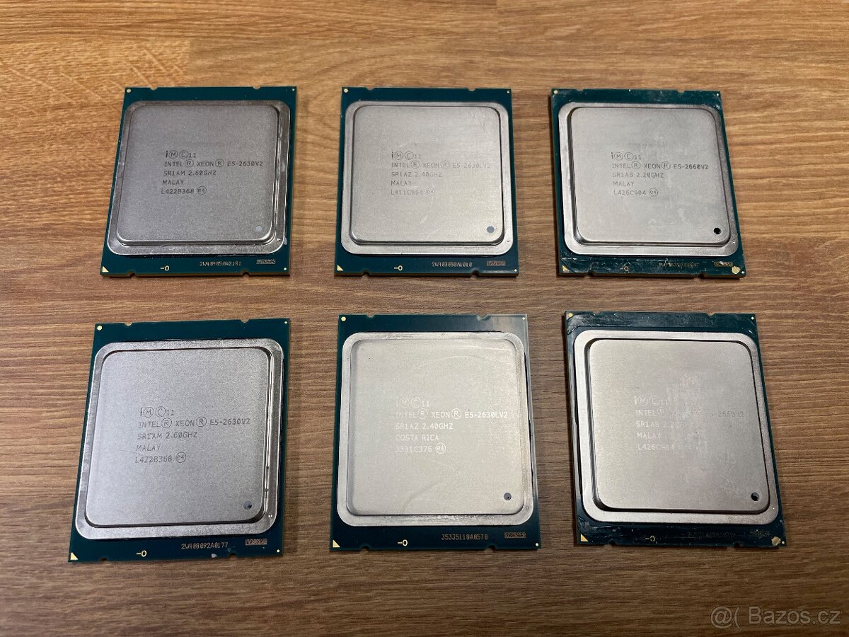 Serverová CPU LGA 2011v2 - E5-2630L v2/E5-2630 v2/E5-2660 v2