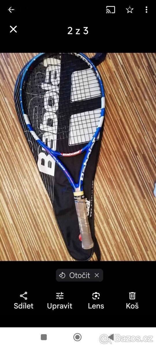 Tenisová raketa Babolat prodám.