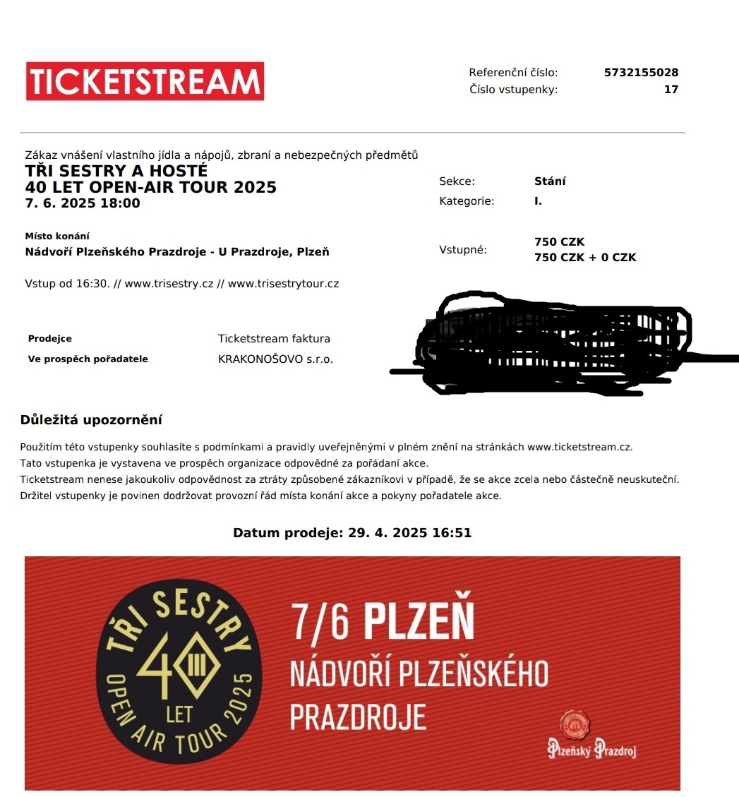 Tři sestry Plzeň 7.6.2025