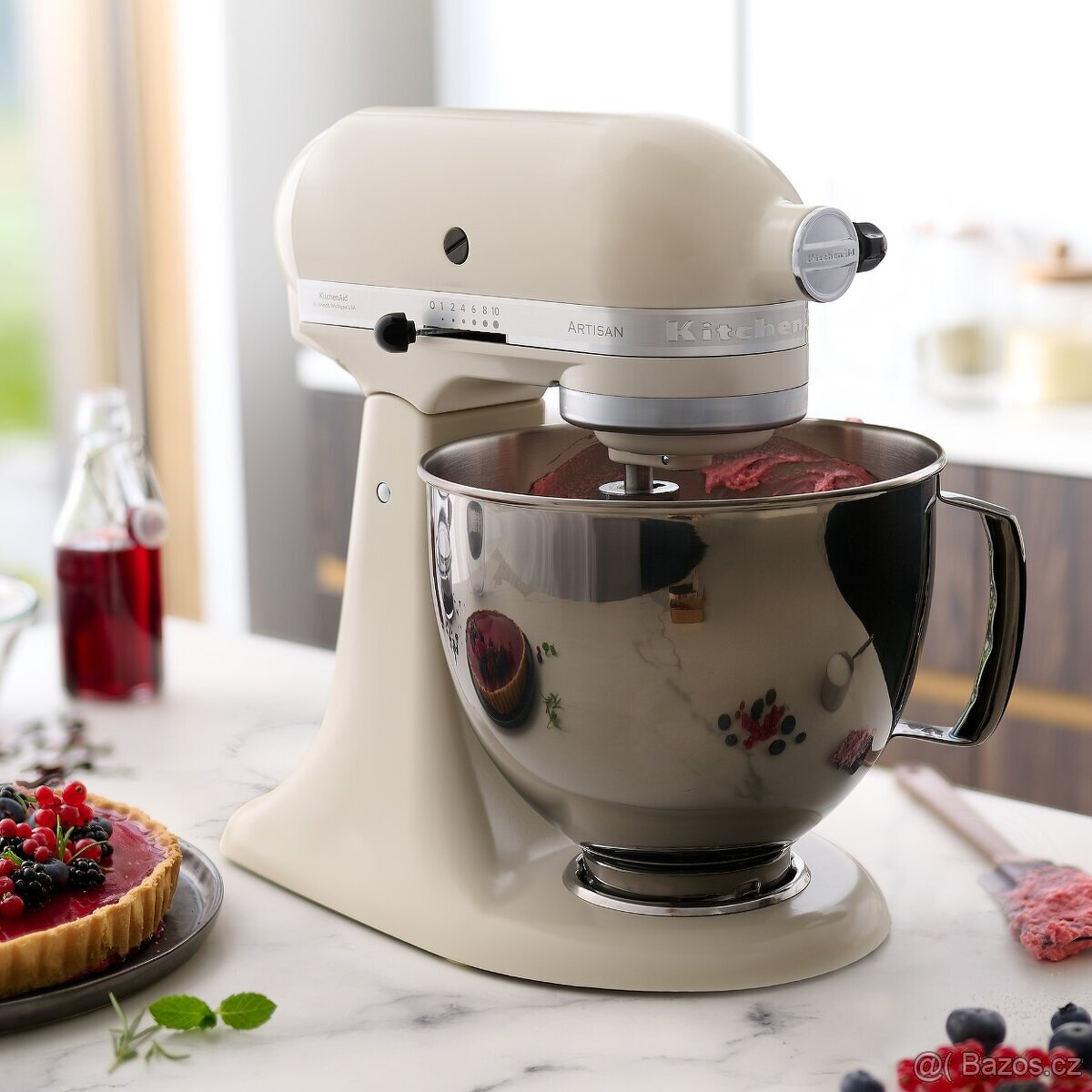 Nový Robot KitchenAid 5KSM175PSEFL mandlová matná