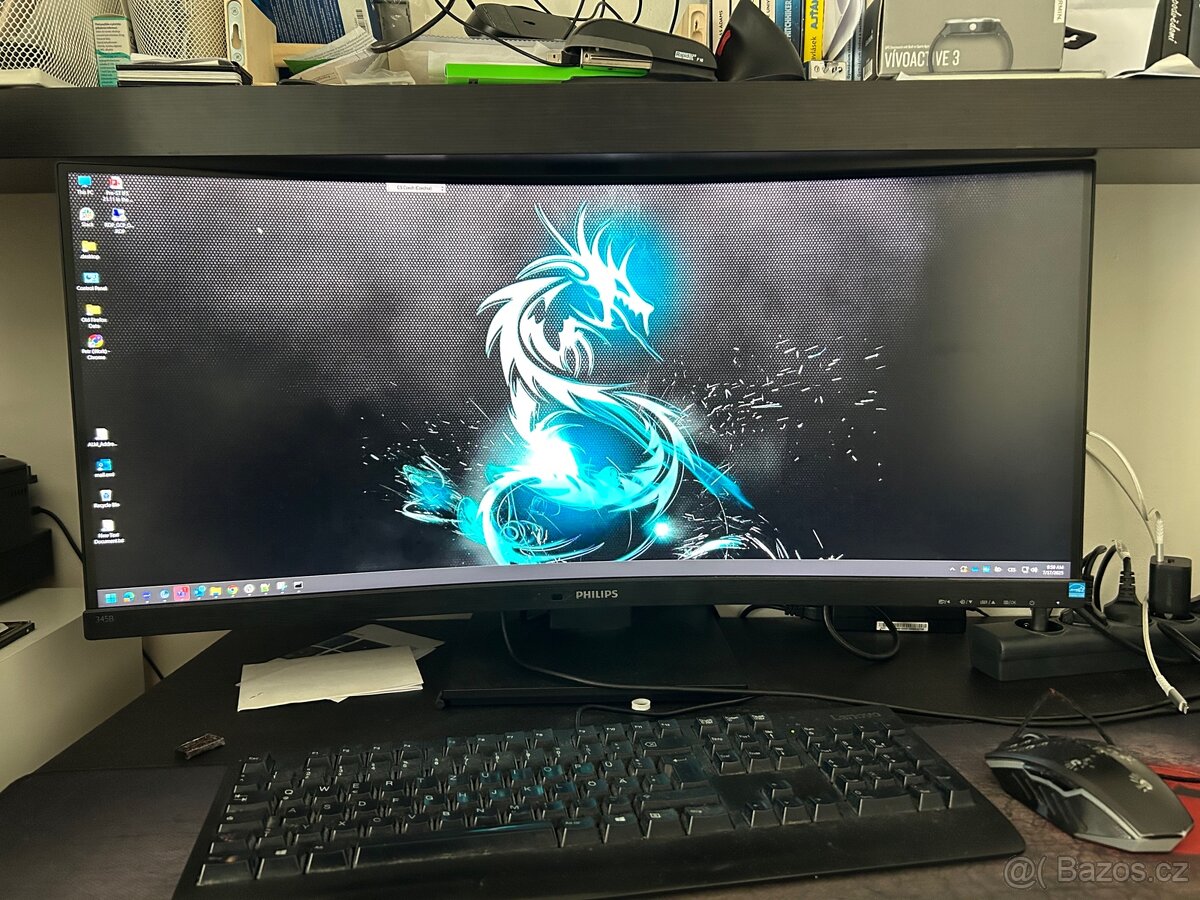 Monitor 34” prohnuty 21:10