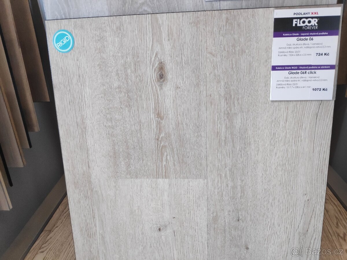 Vinylová podlaha - položená a rozebraná profesionálem, sleva