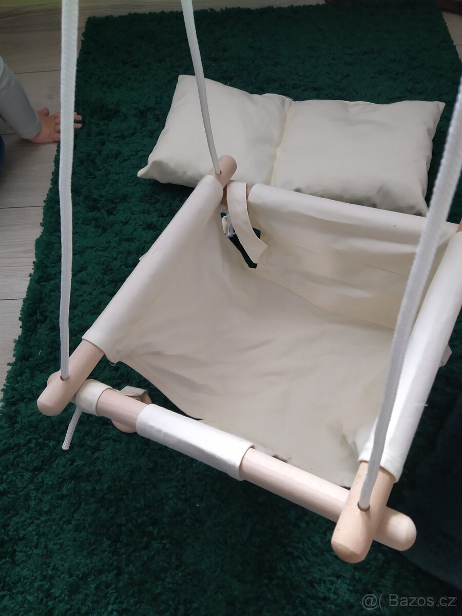 Houpačka plátěná nová