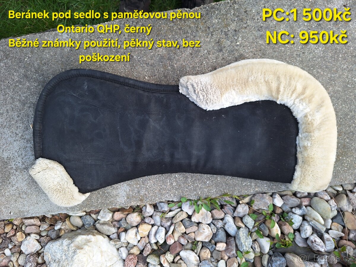 Provazová ohlávka, beránek, podložka
