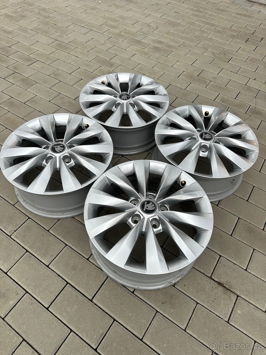Originální sada alu disků Castor, Škoda Karoq, 5x112 r16