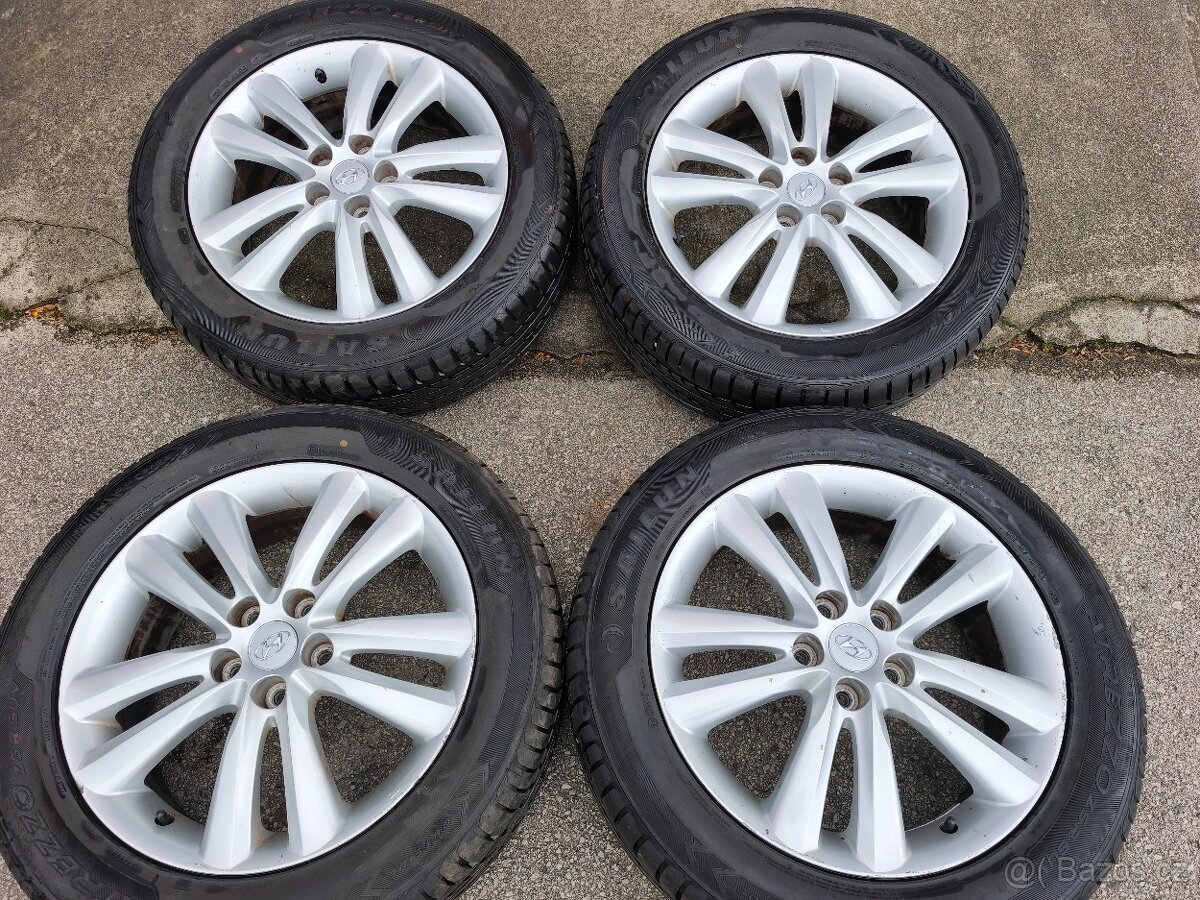 Alu kola 5x114,3 r18 na Hyundai ix35 letní pneu 225/55 r18