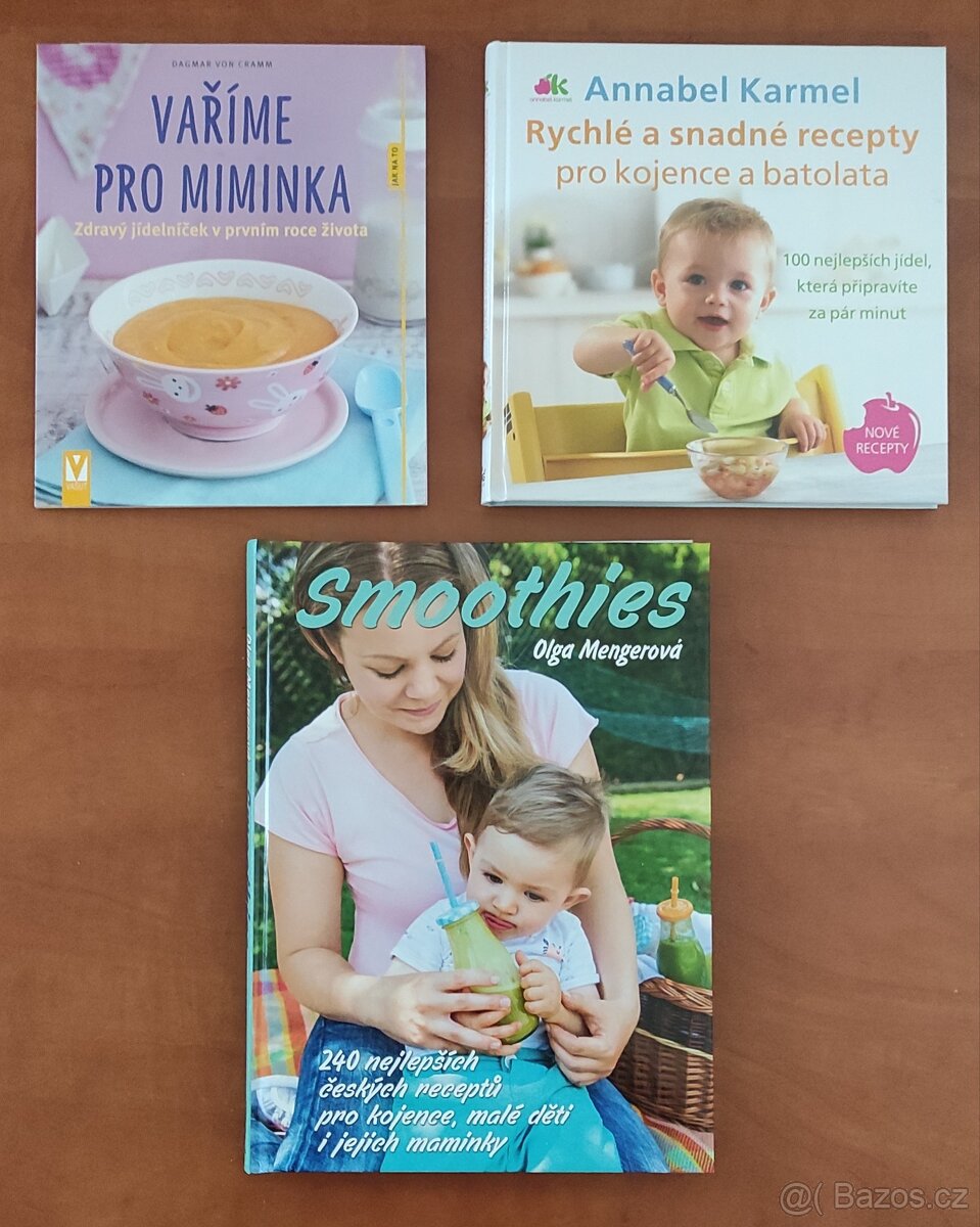 Kuchařky, recepty pro nejmenší