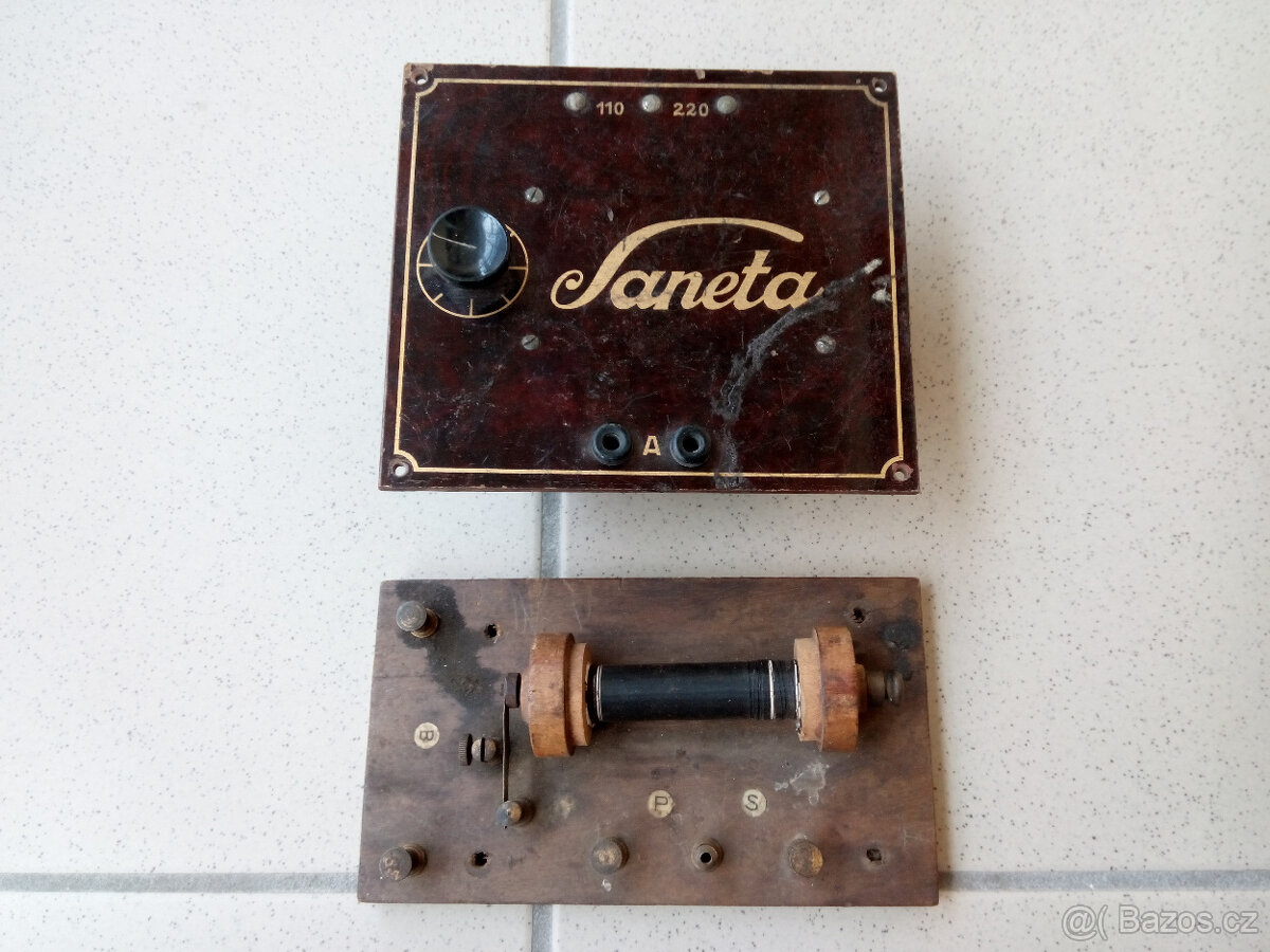 2 staré elektrické cívky z půdy - PLATÍ do SMAZÁNÍ