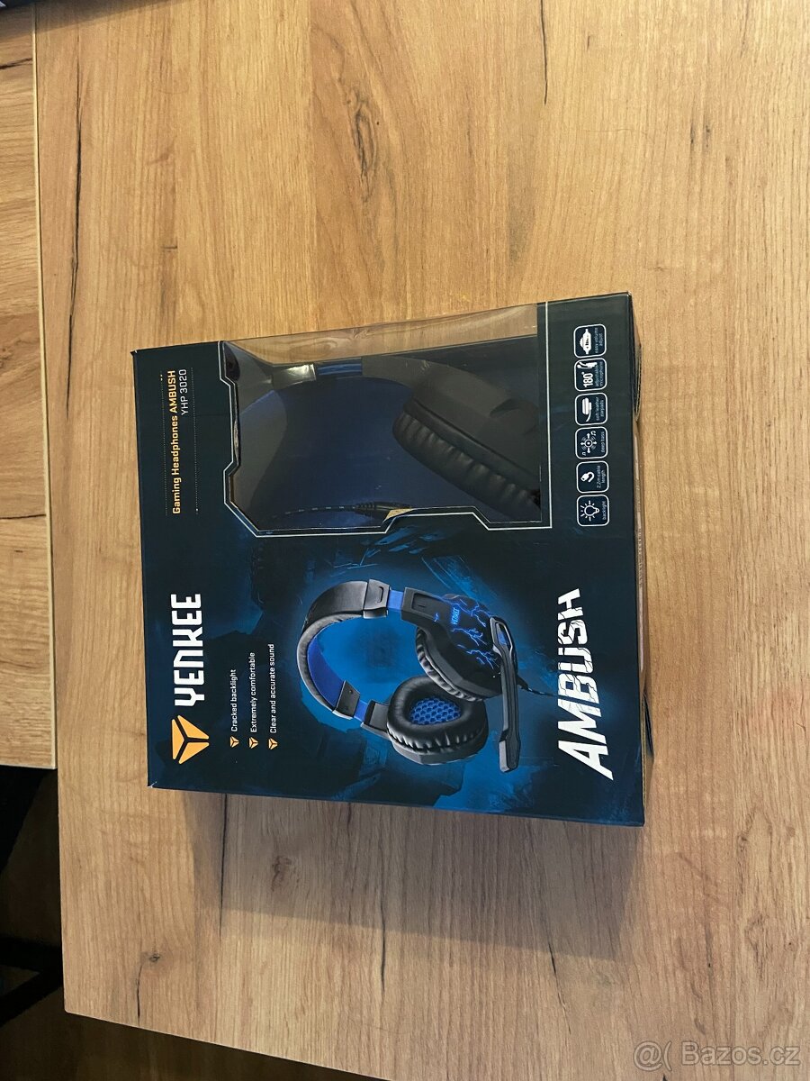 herní sluchátka yenkee