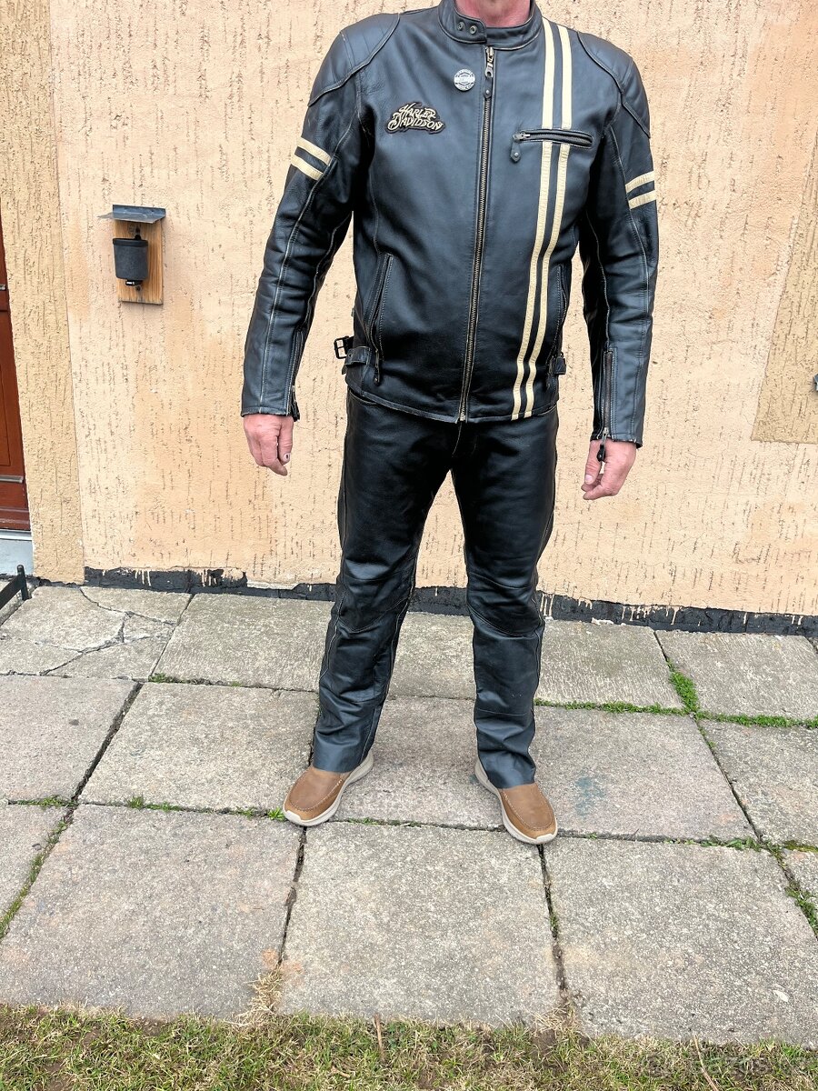 Halvarssons, kožená bunda a kalhoty