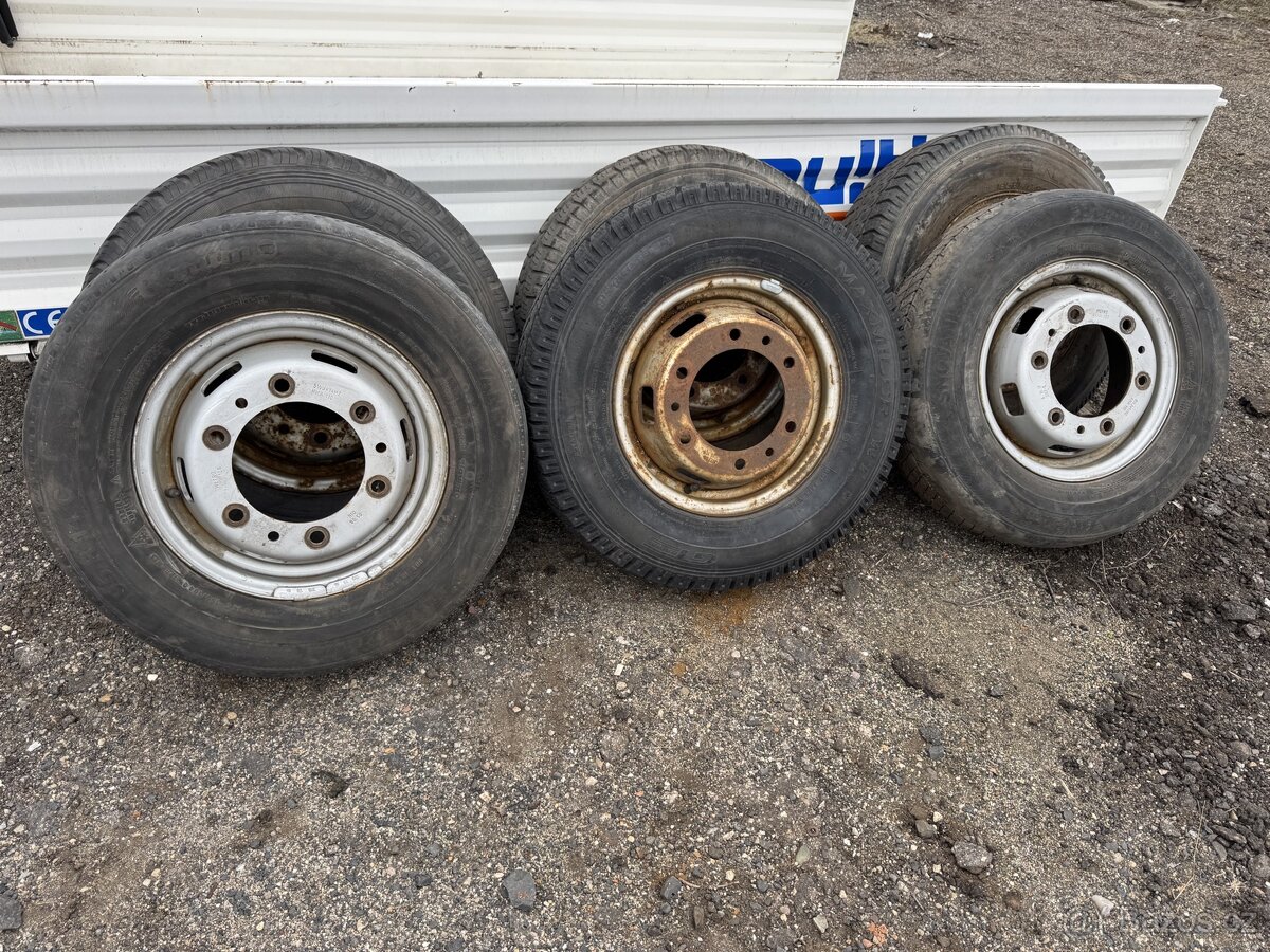 Multicar M26 kompletní kola disky R14