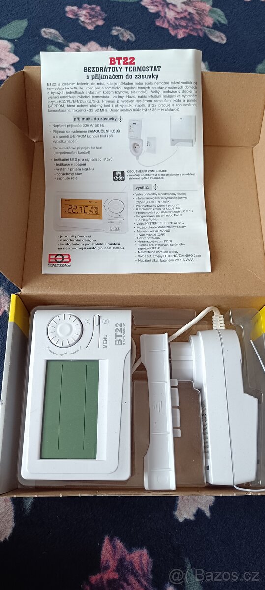 Bezdrátový termostat