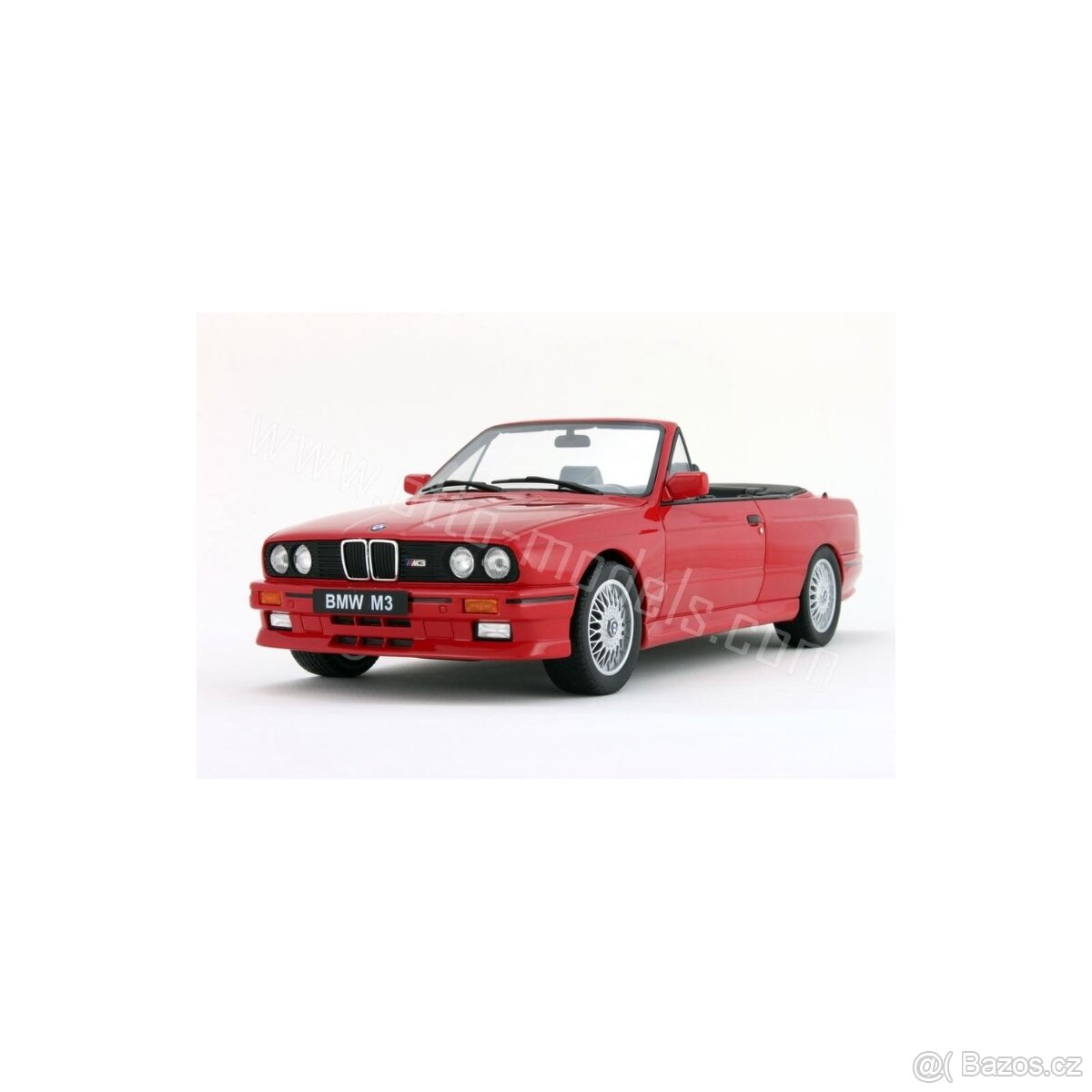 BMW E30 M3 Cabriolet Misano Rot Otto mobile 1:18