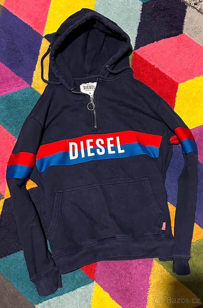 DIESEL PÁNSKÁ STYLOVÁ MIKINA- M(M-L)