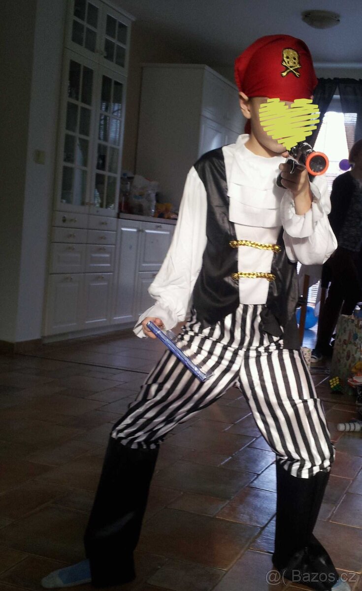 Dětský kostým pirát, 7-9 let