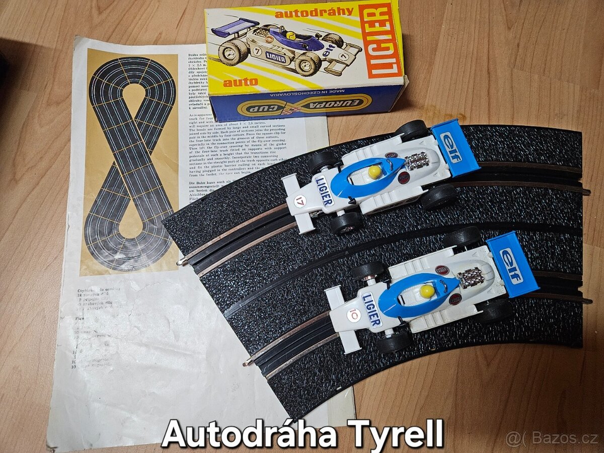 Retro autodráha Tyrell