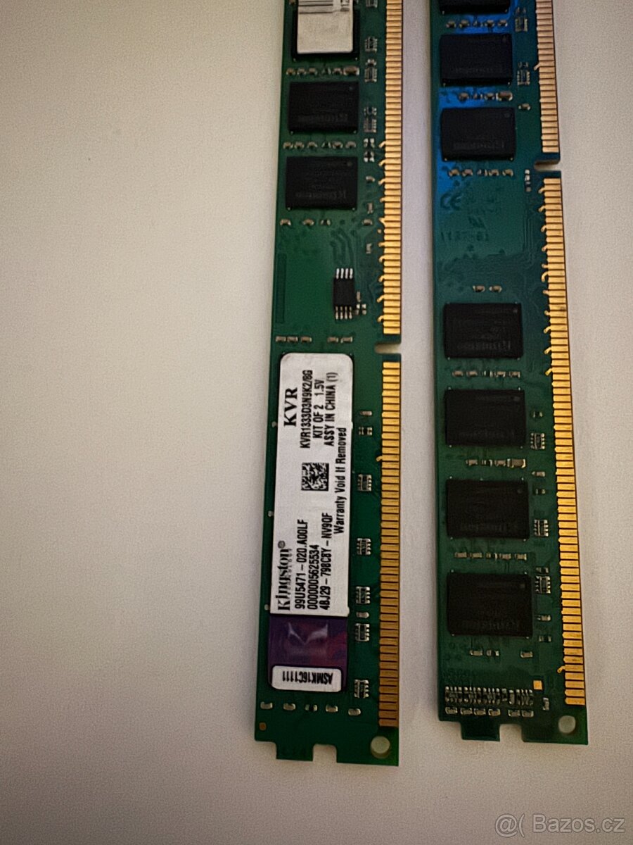 2x RAM 8 GB DDR3 KINGSTON
