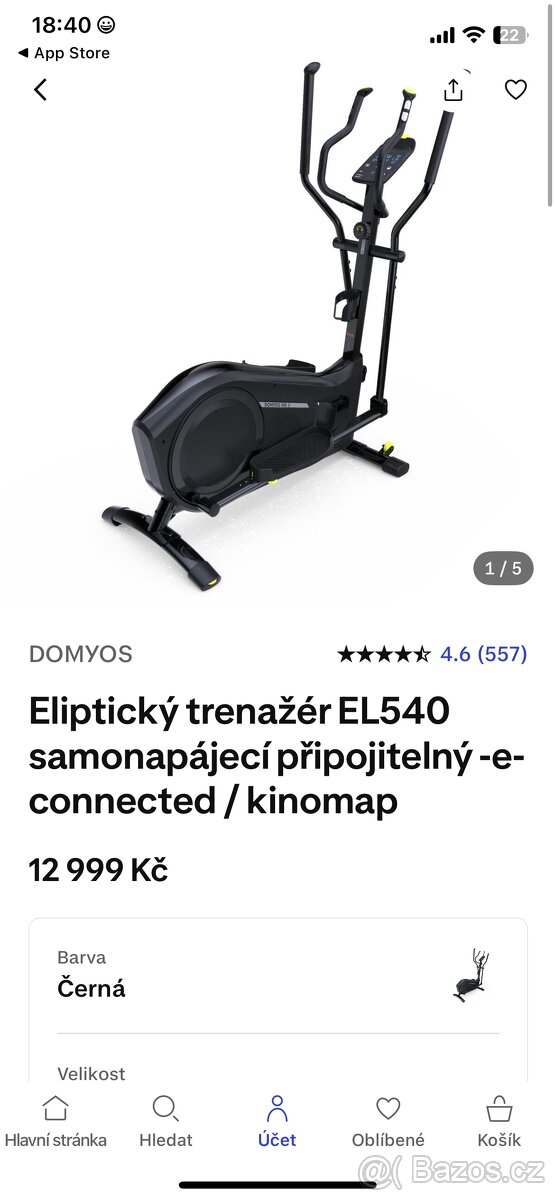 Elipticky trenažer