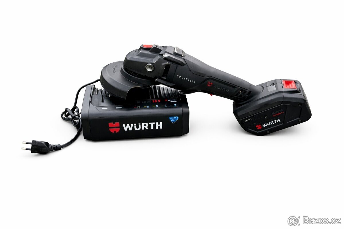 WÜRTH M-CUBE 5Ah aku úhlová bruska