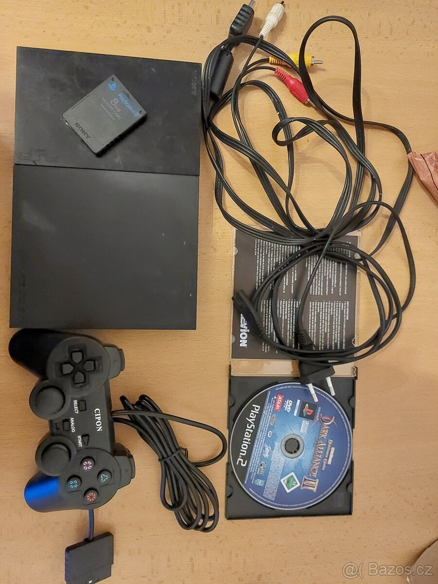 Playstation 2 super slim 9000 / Ready to play /Baldurs Gate