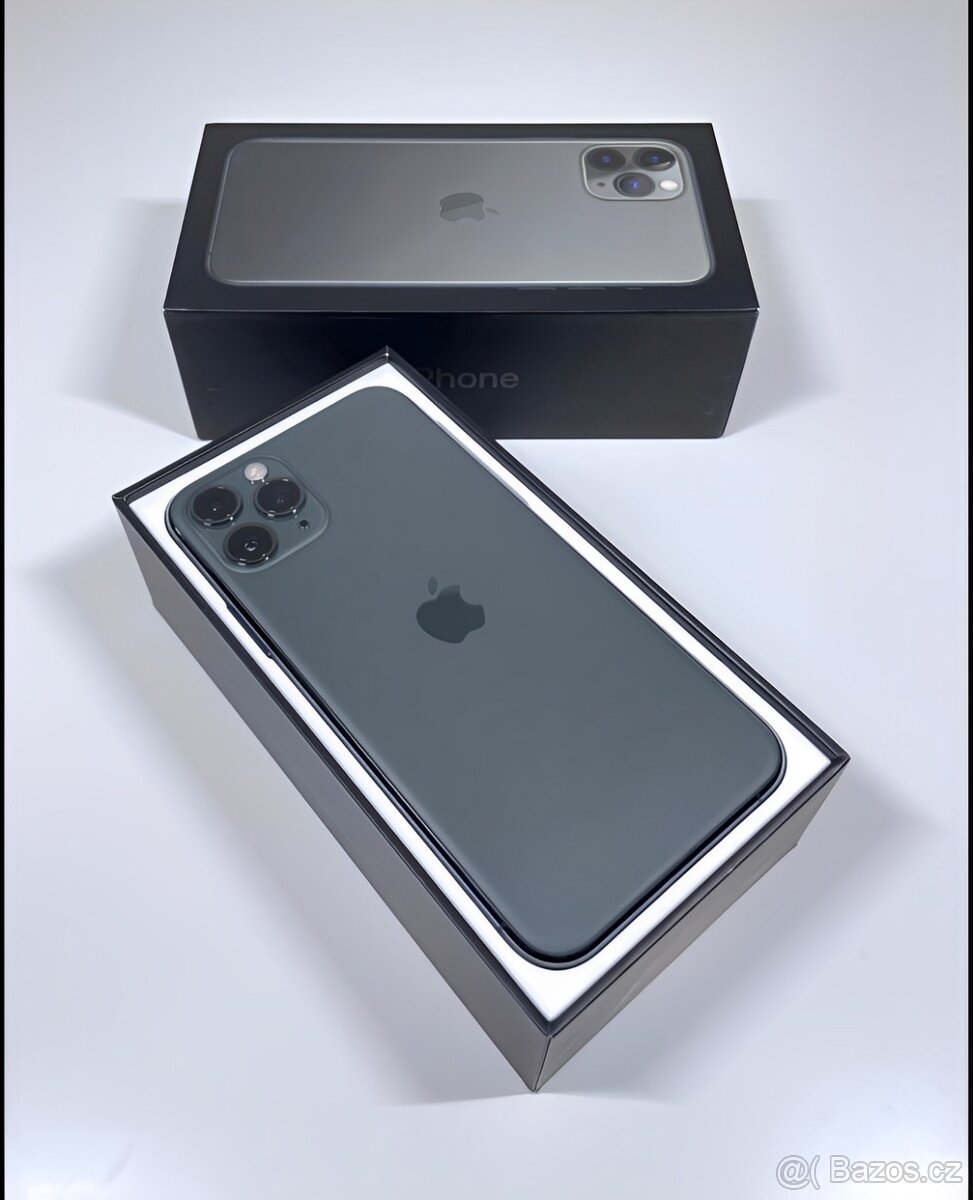 iPhone 11 Pro Max Midnight Green KONDICE BATERIE 100% TOP