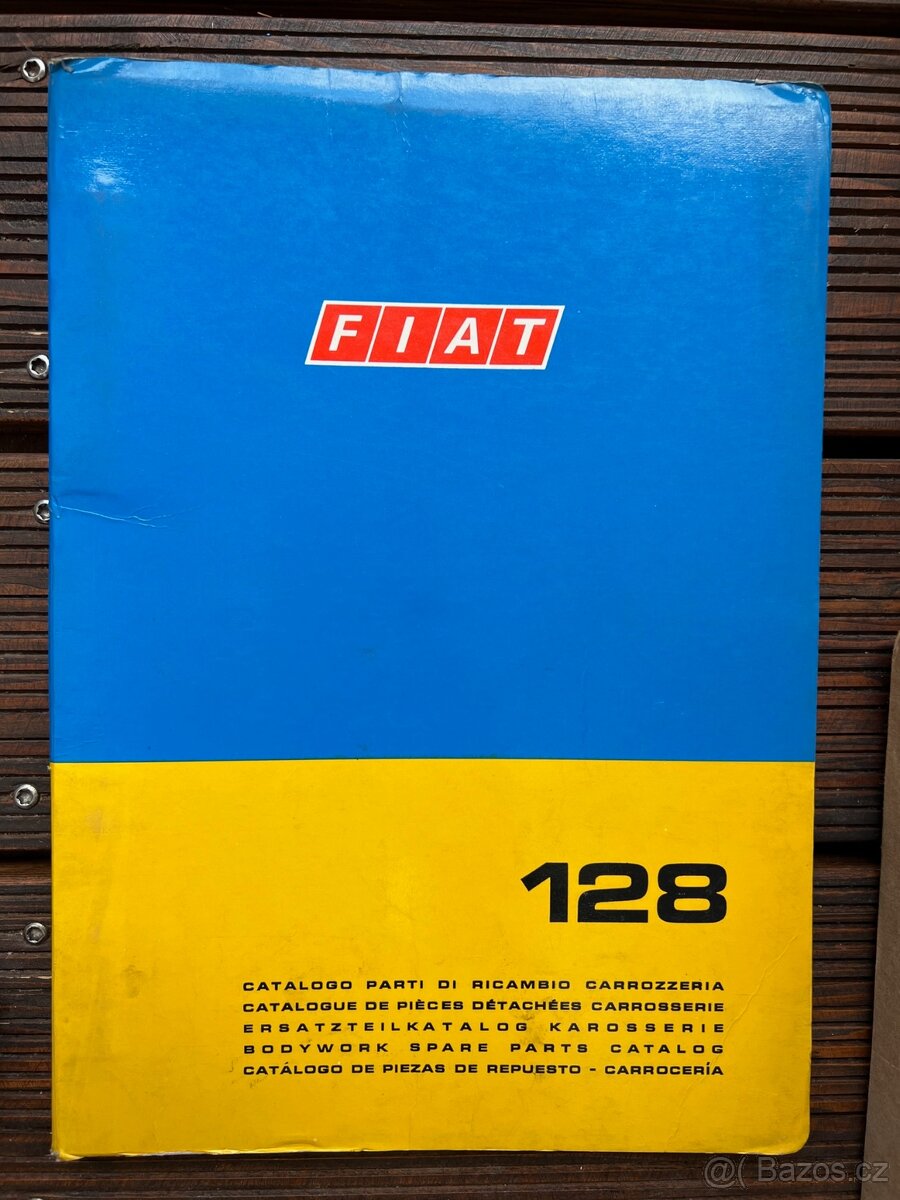 FIAT 128 originální katalog náhradních dílů fabrický