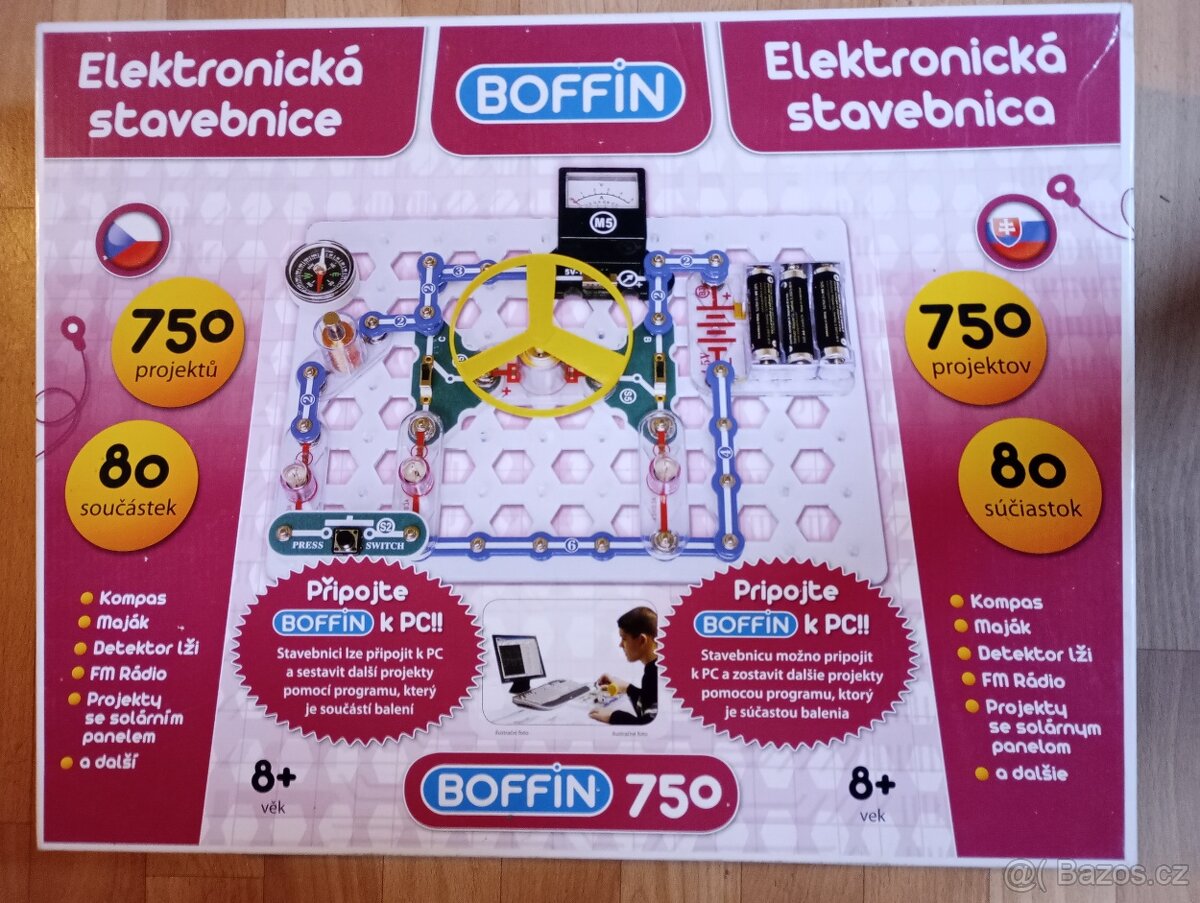 Elektronická stavebnice BOFFIN 750
