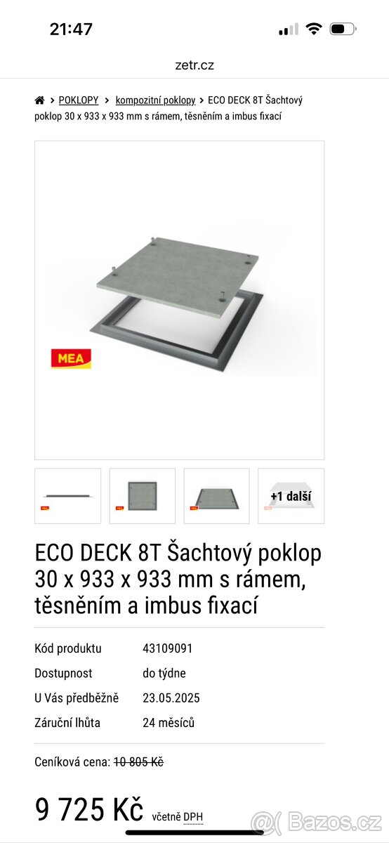 Kompozitní poklop