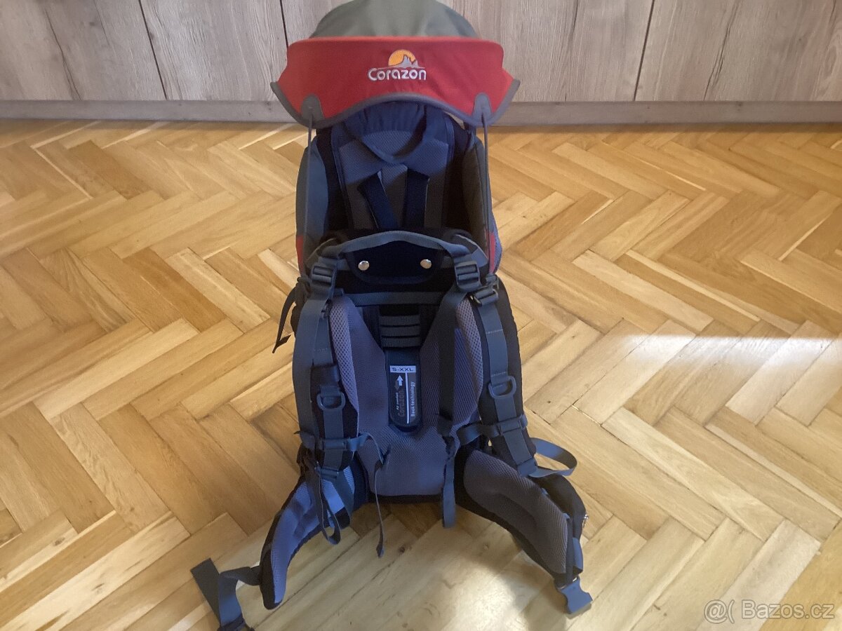 Krosna na dítě Corazon PANDA červená