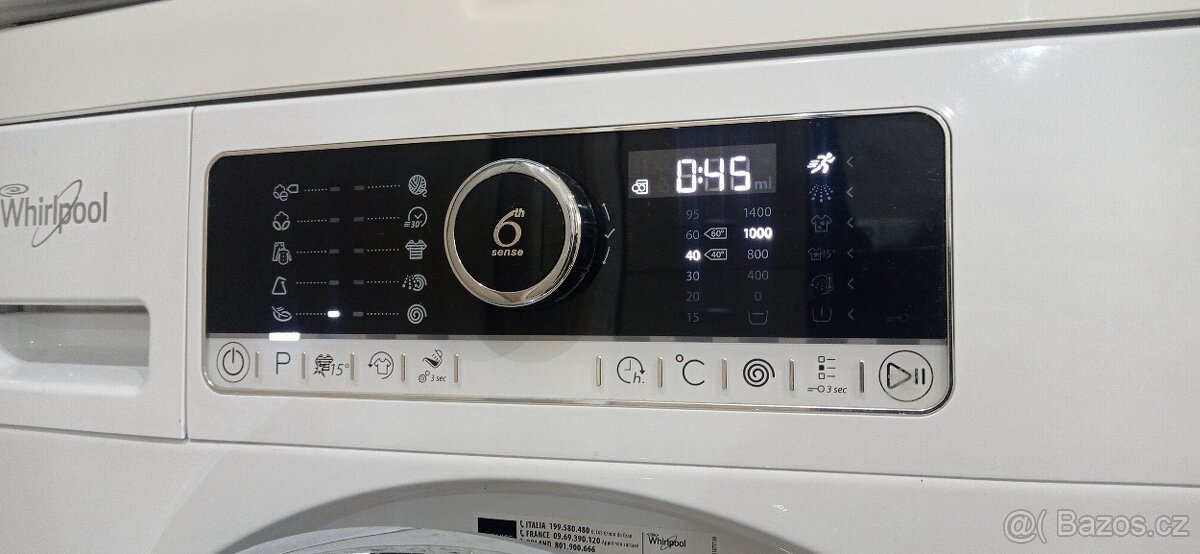 Pračka a sušička Whirlpool