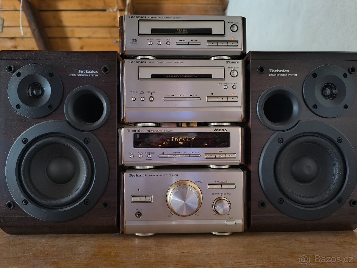 Kompletní HiFi věž Technics SC-HD501 včetně orig. DO