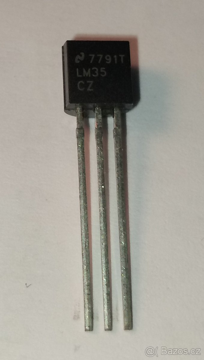 LM35CZ - Teplotní sensor Analogový, -40..110°C, TO-92