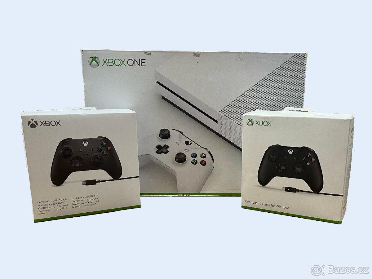 Xbox One 500 GB + 2× originální ovladač