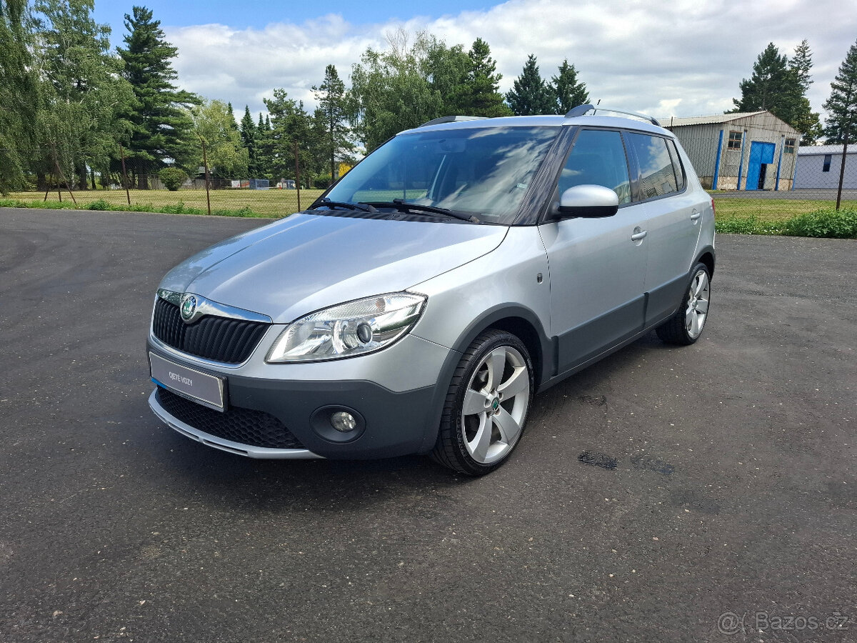 Škoda Fabia 2 SCOUT 1.2TSi 63kW,aut.klima,senzory