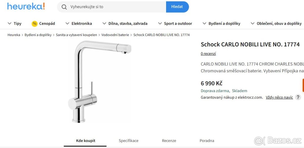 Carlo Nobili Schock Live chromová NOVÁ