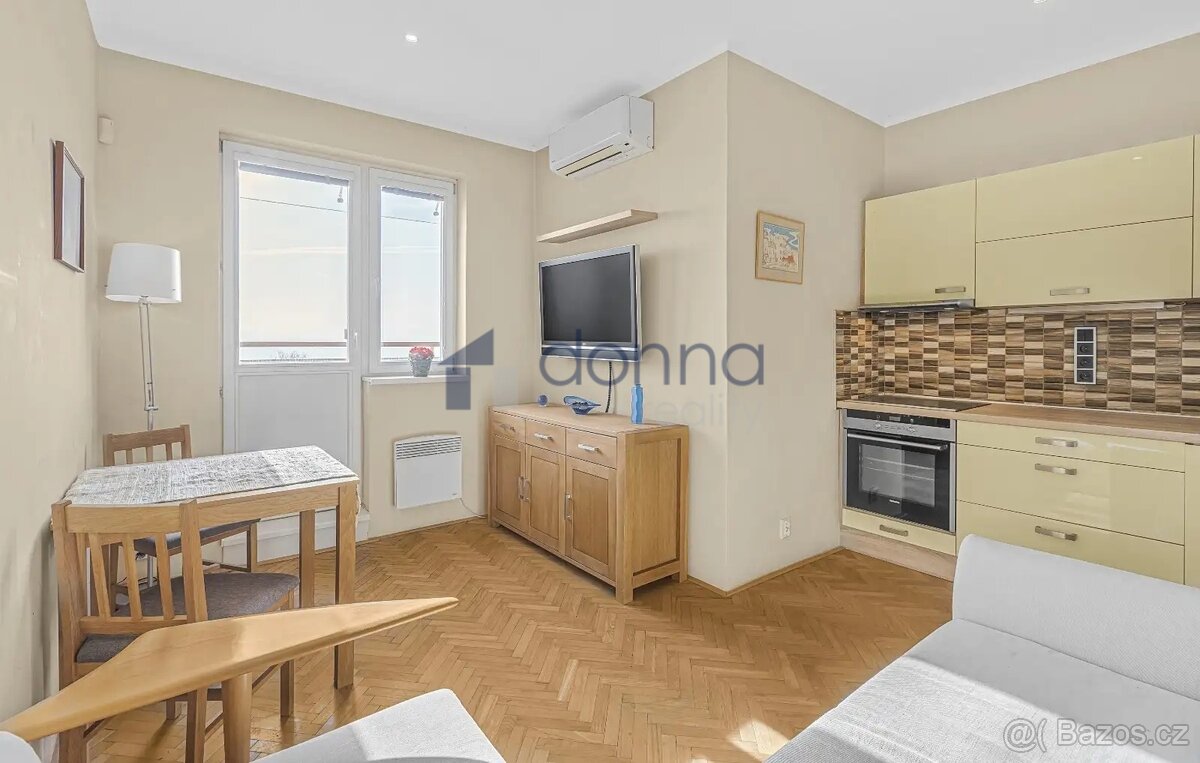 Pronájem bytu 1+kk/T 24m², ul. Sobotecká, Praha 2 - Vinohrad