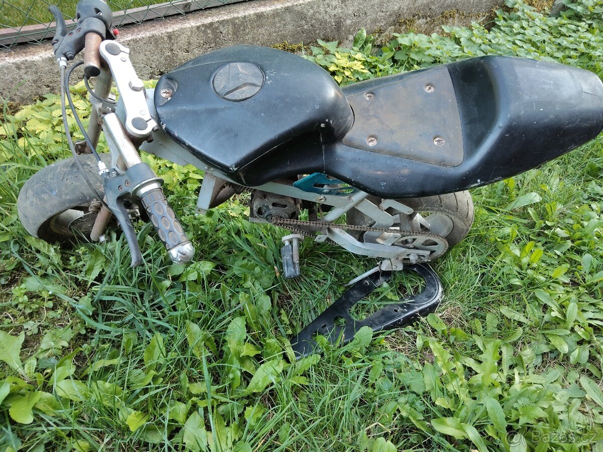 Minibike nálezový stav