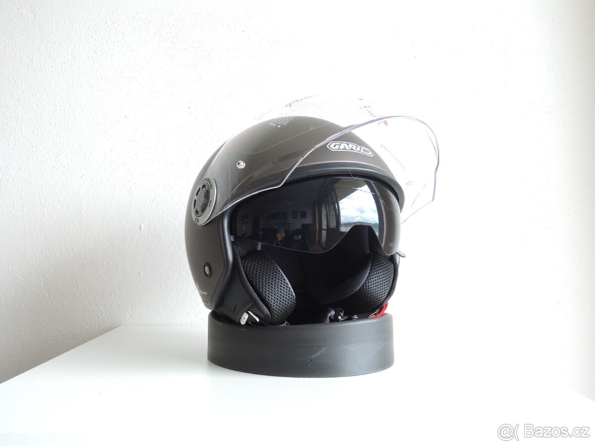 Helma na skútr, motocykl, G20, Gari, hnědá v.L