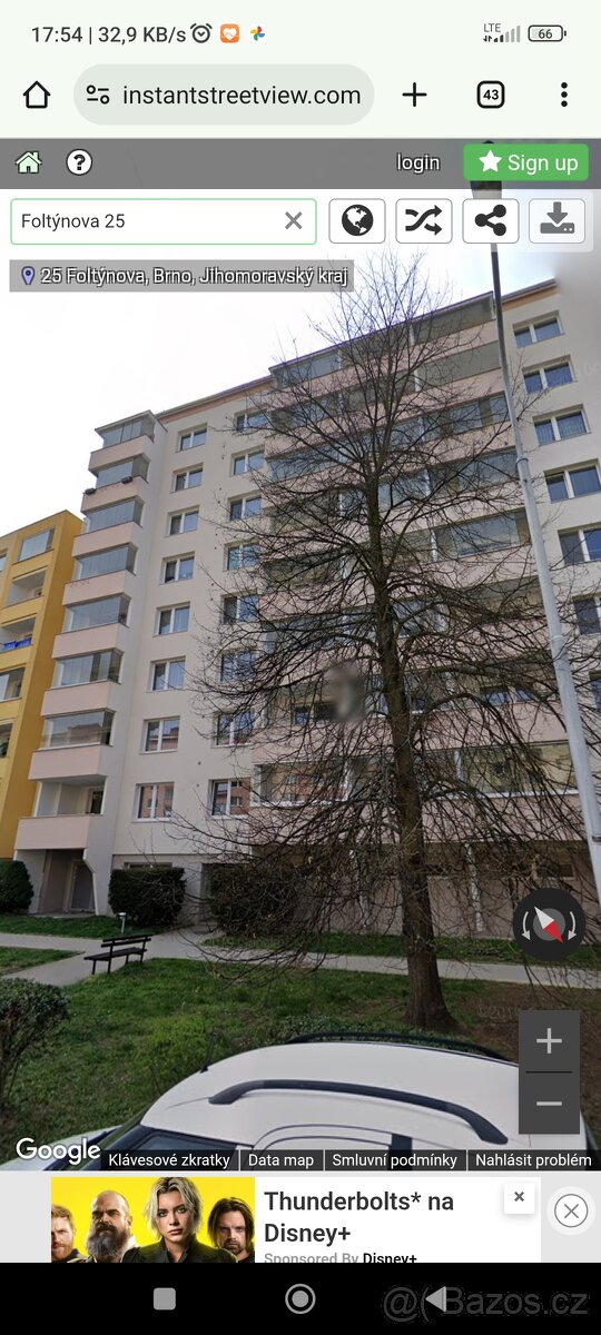 Prodej bytu 2+1 Brno Bystrc