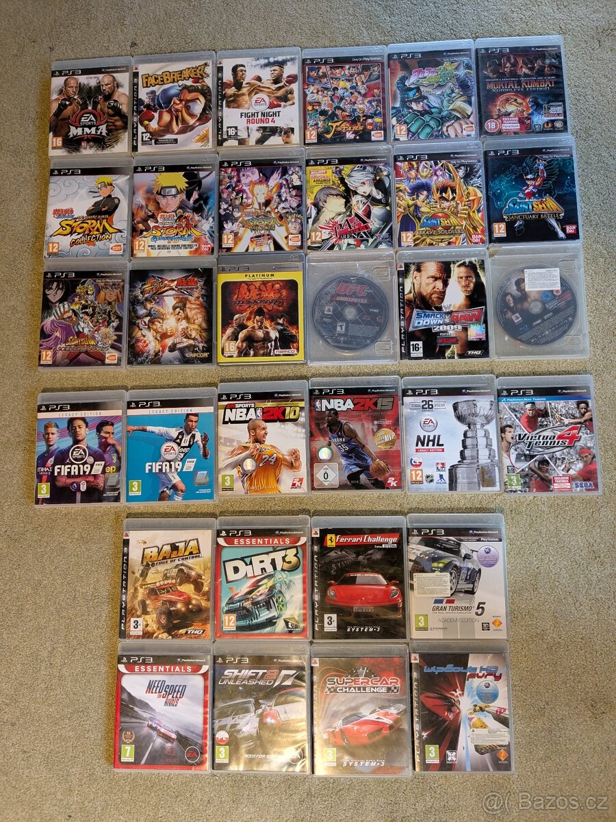 Hry Závodní, bojové, sportovní PS3 Playstation 3