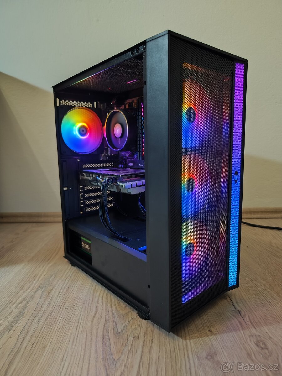 Herní PC: RTX 2060 SUPER, Ryzen 5 5500, 1Tb M.2 ssd, ZÁRUKA