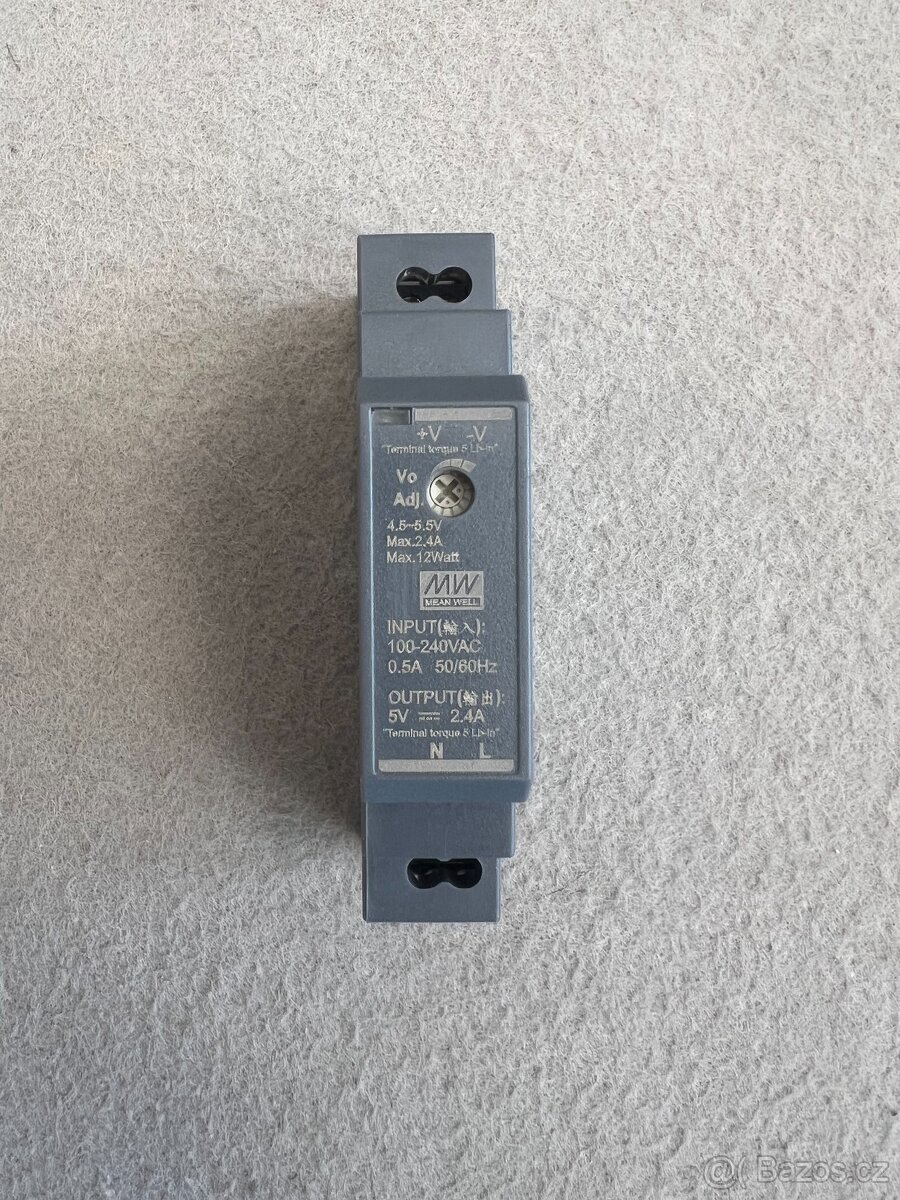 HDR-15-5MEAN WELL-Napájecí zdroj spínaný