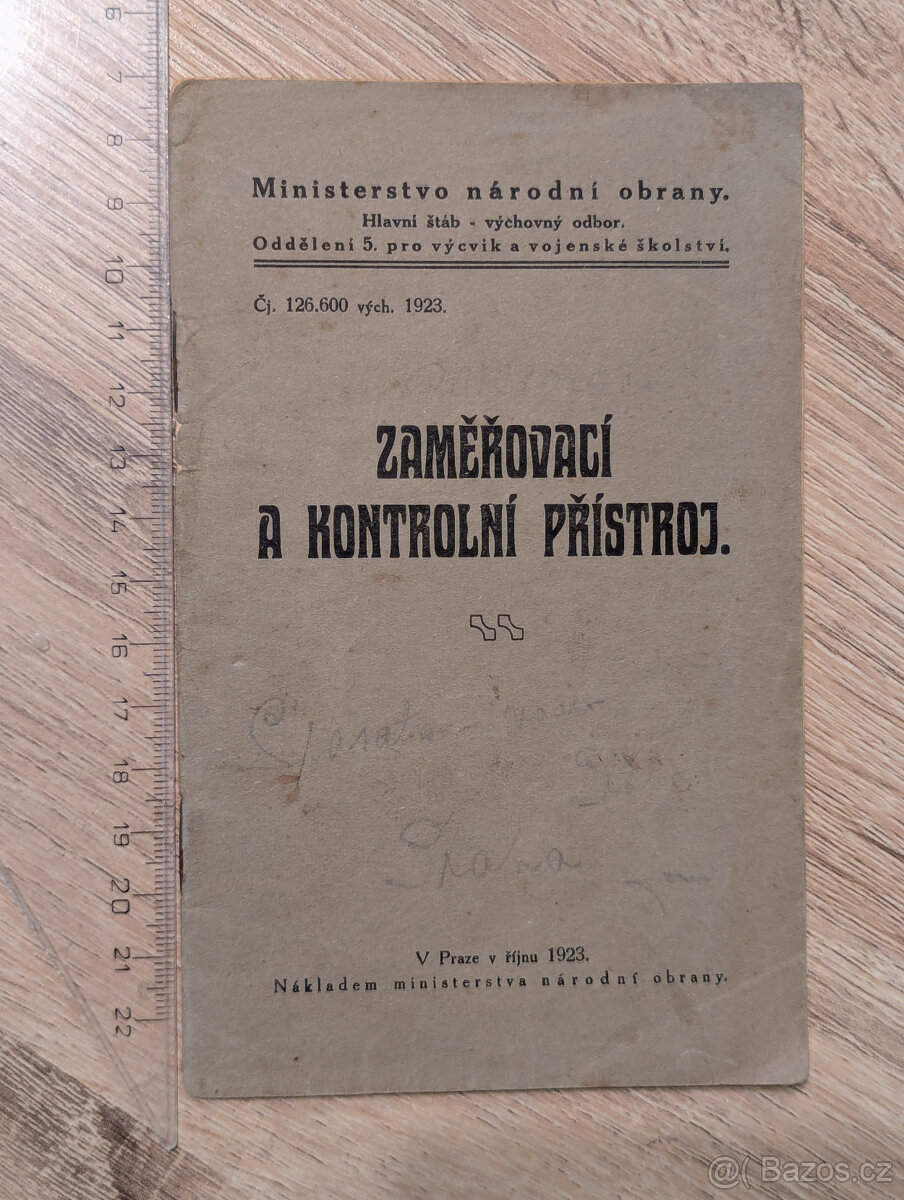 Zaměřovací a kontrolní přístroj (MNO, 1923)