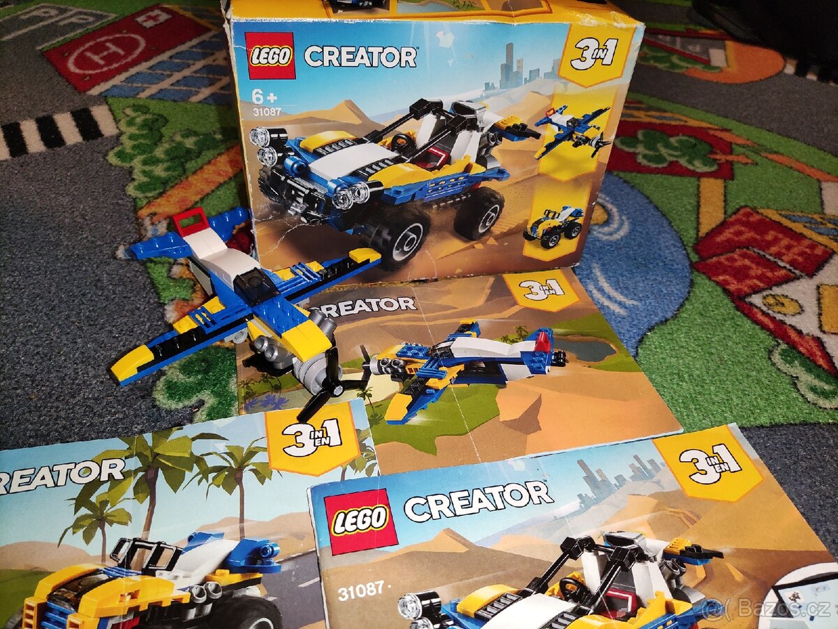 Lego CREATOR 31087 ATV Bugina Letadlo