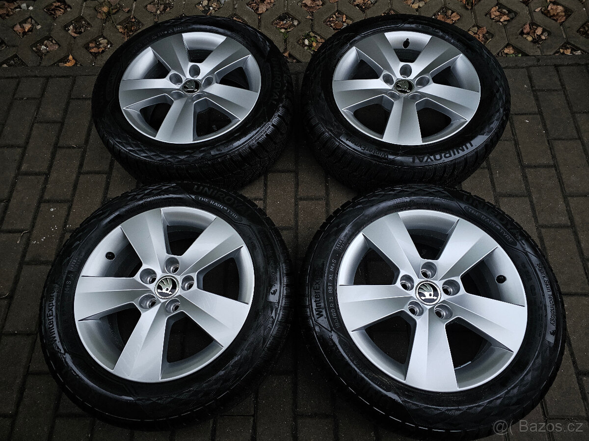 ALU kola zimní Škoda 5x100 Fabia III R15 6J ET38