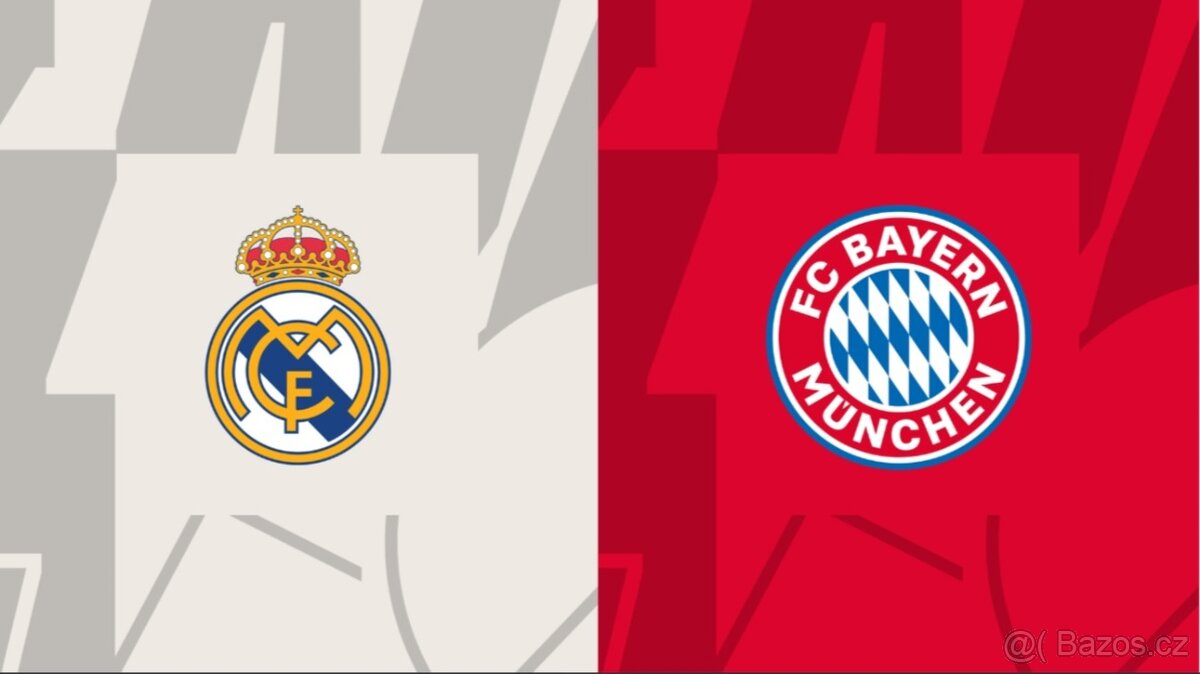Koupím 2 vstupenky na Bayern vs Real Madrid